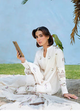 Cross Stitch Embroidered Lawn 3 Piece Unstitched Suit CS25EL D-PETAL PARADISE
